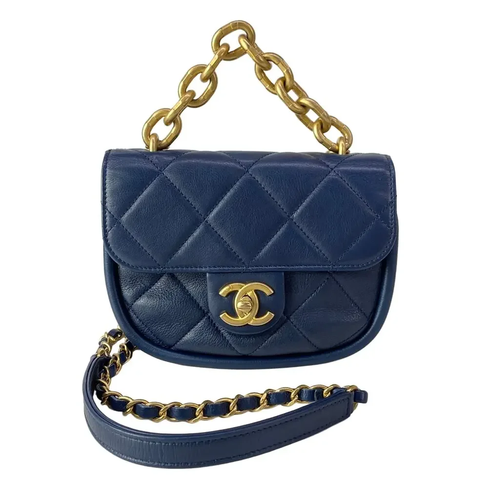 Chanel Matelasse/Half Moon Shoulder Bag